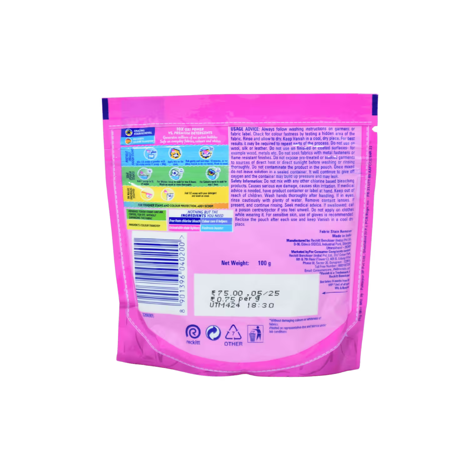 Oxi Action Washing Powder