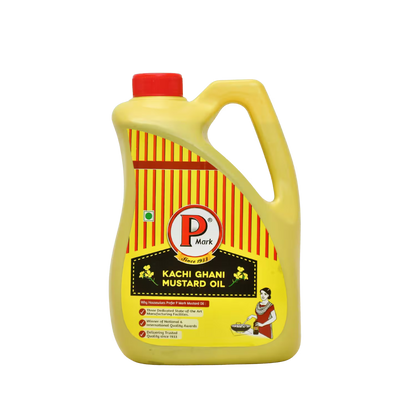 P Mark Kachi Ghani Mustard Oil