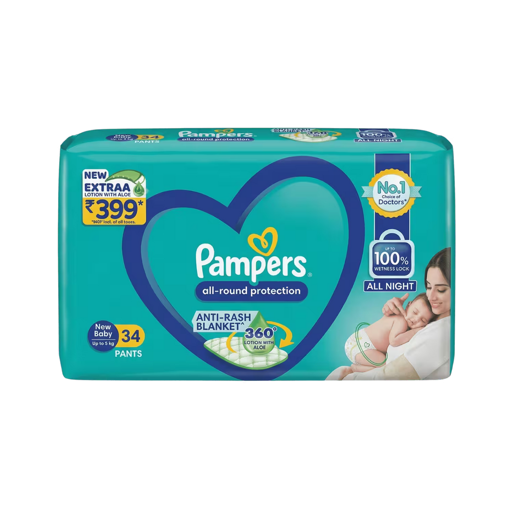 Pampers New Baby 34 Pants