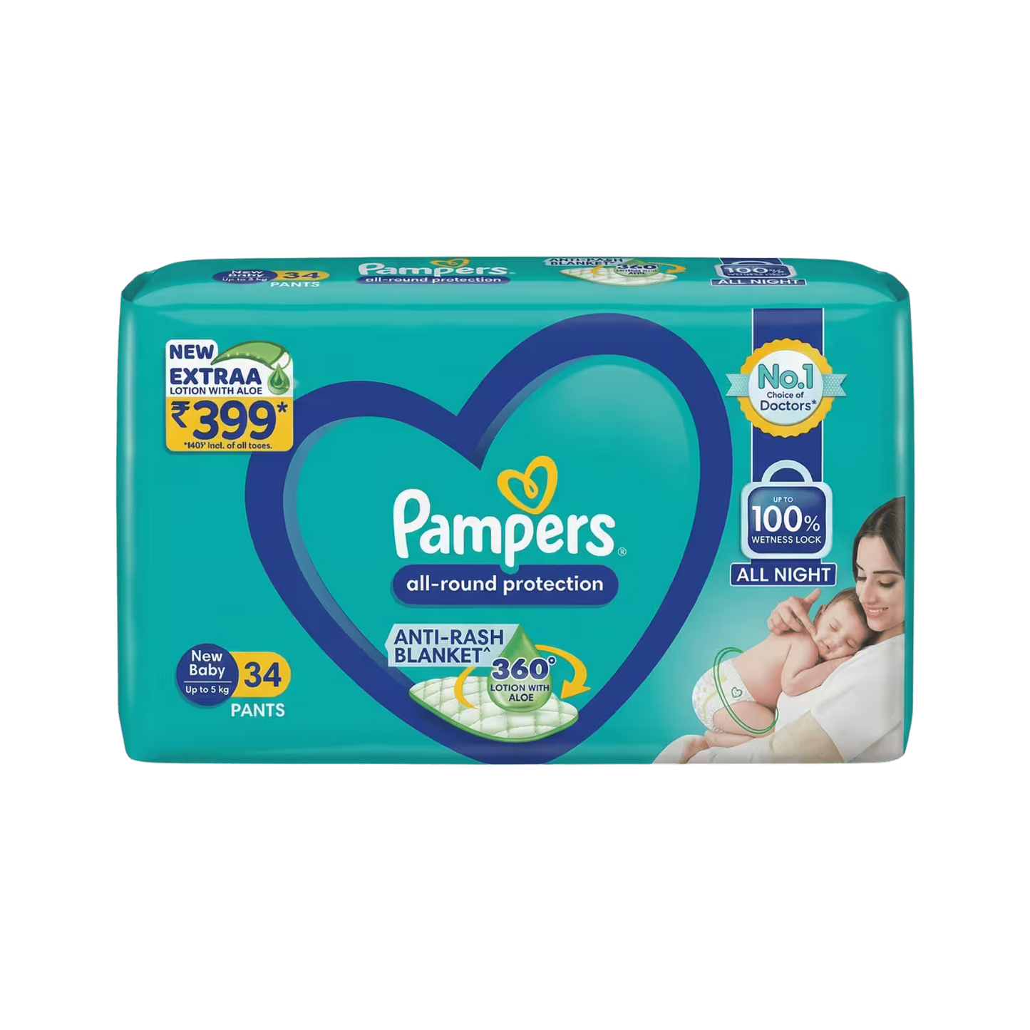 Pampers New Baby 34 Pants