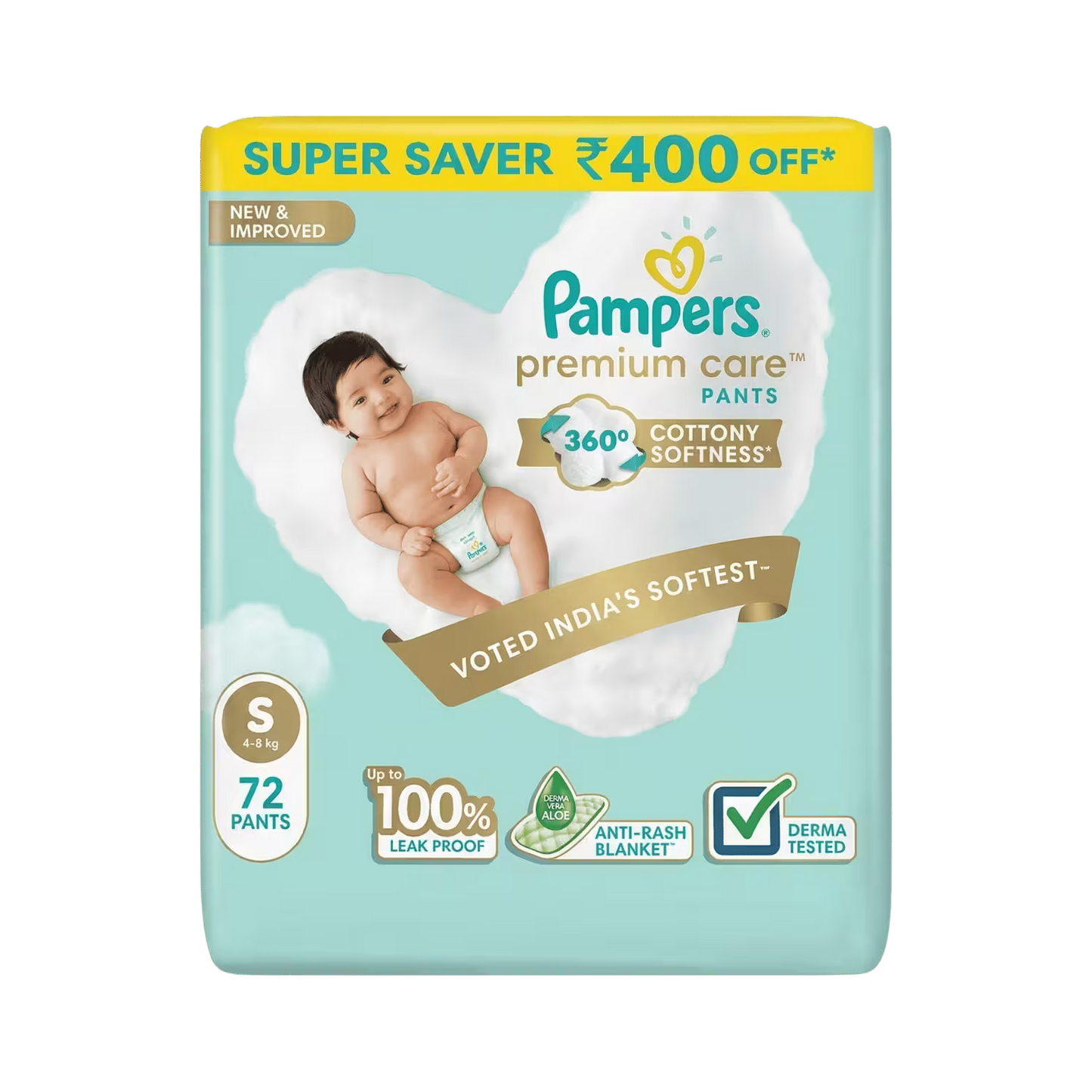 Pampers S 72 Pants