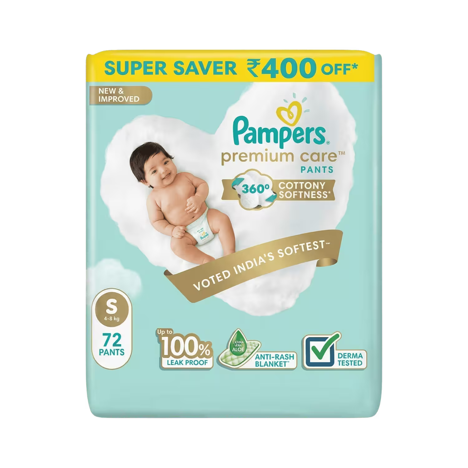 Pampers S 72 Pants