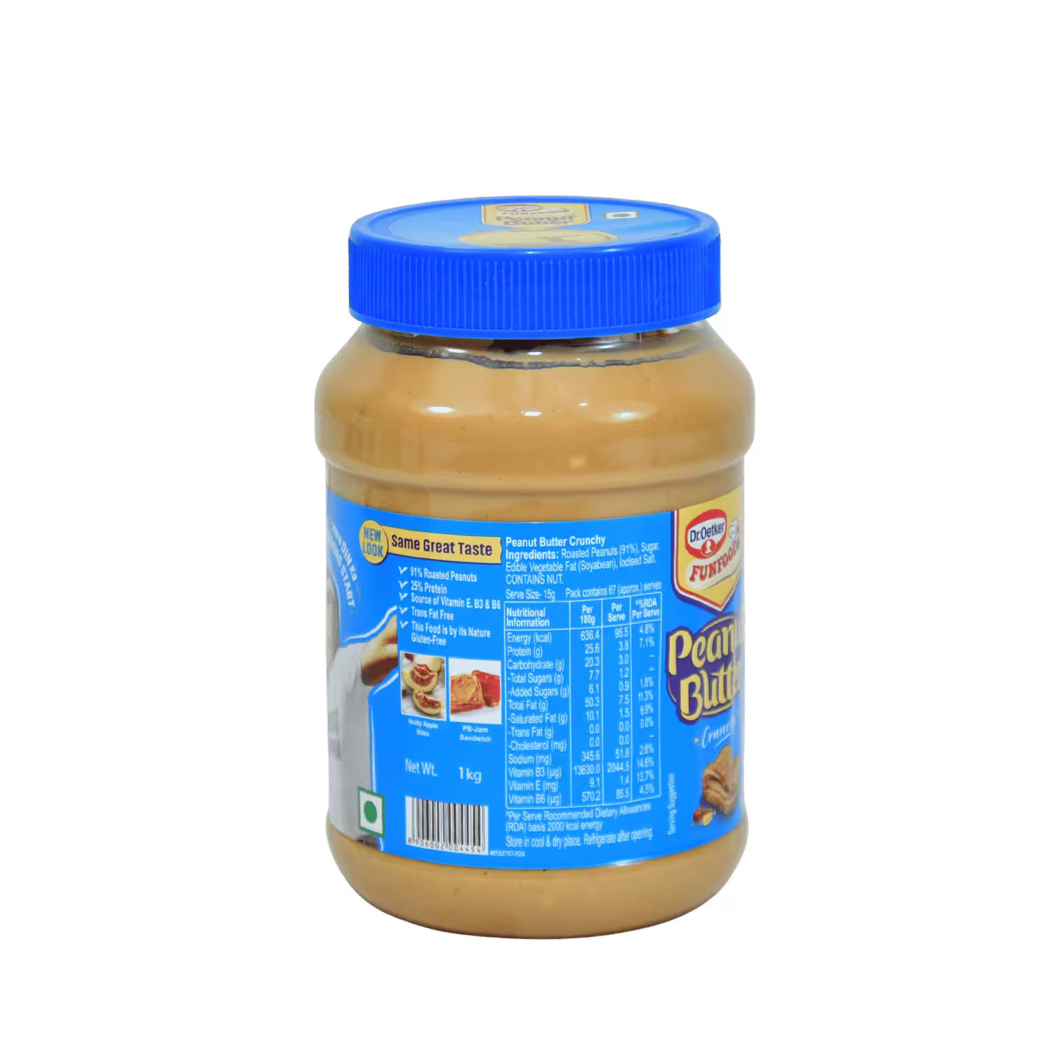 Peanut Butter Funfoods Crunchy