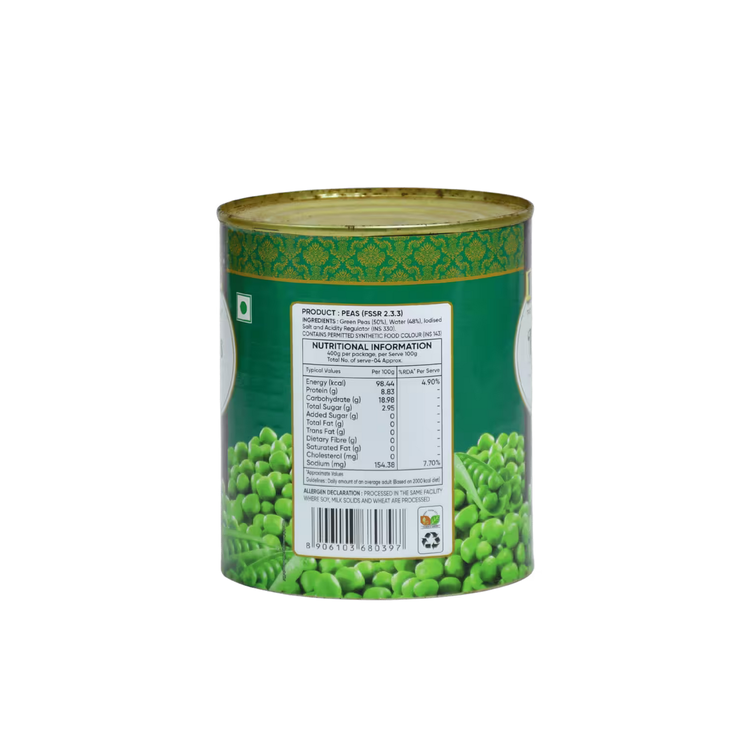 Peas Testo