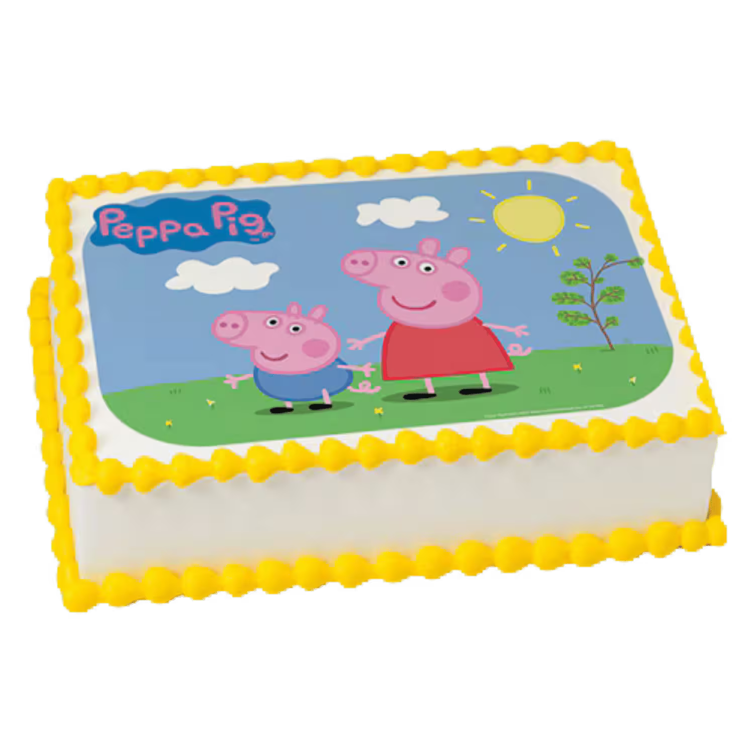 Peppa Pig Photo Cake
