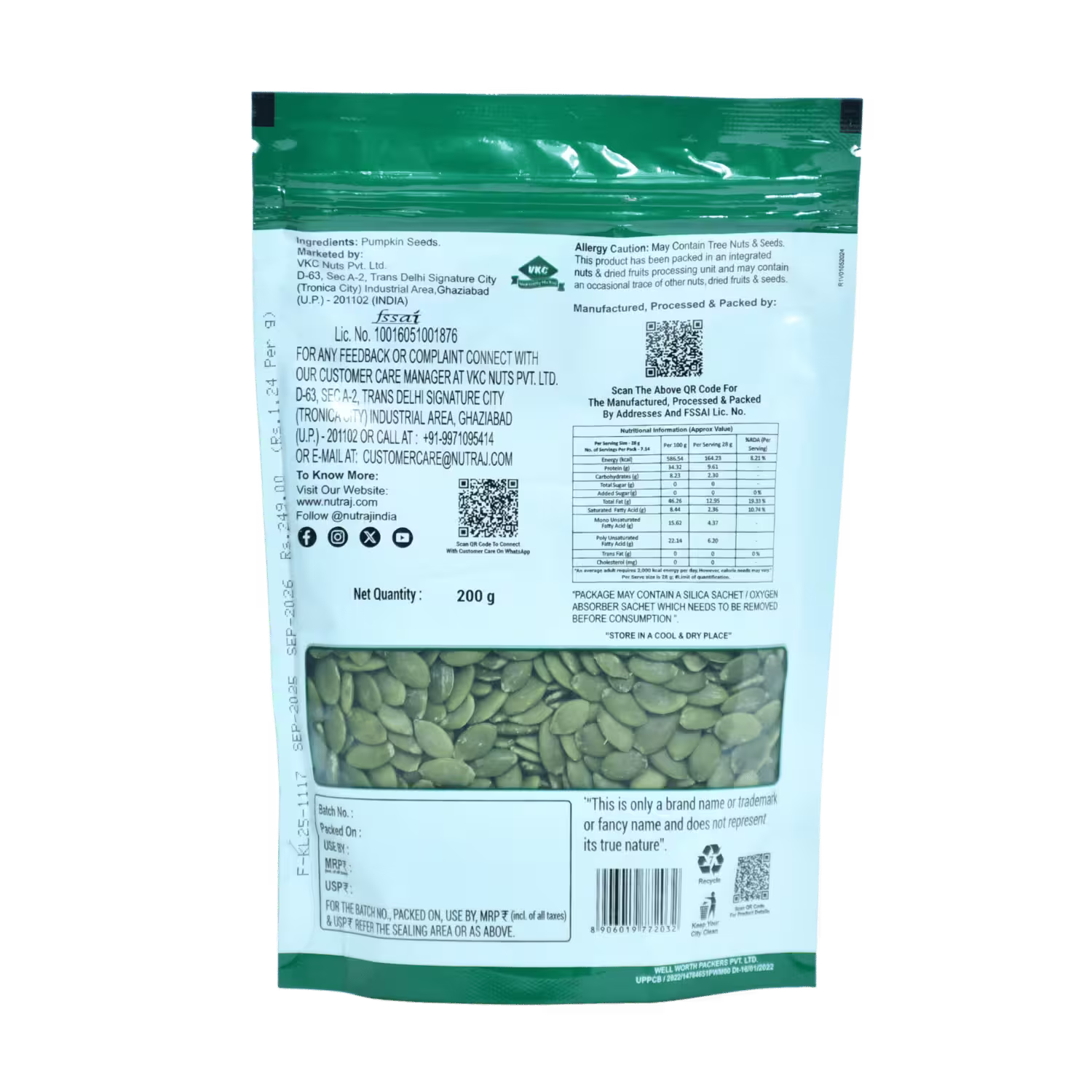 Pumpkin Seeds Nutraj