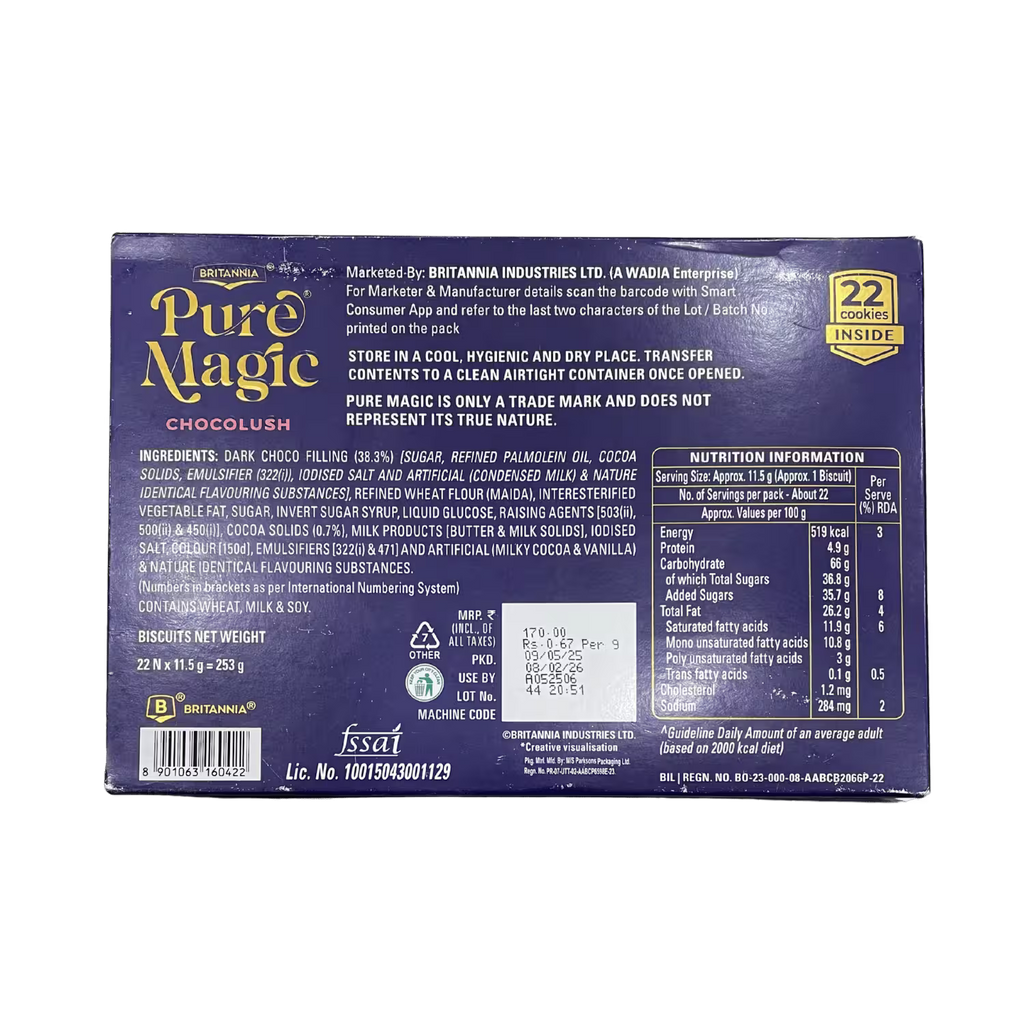 Pure Magic Chocolush Britannia Cookie