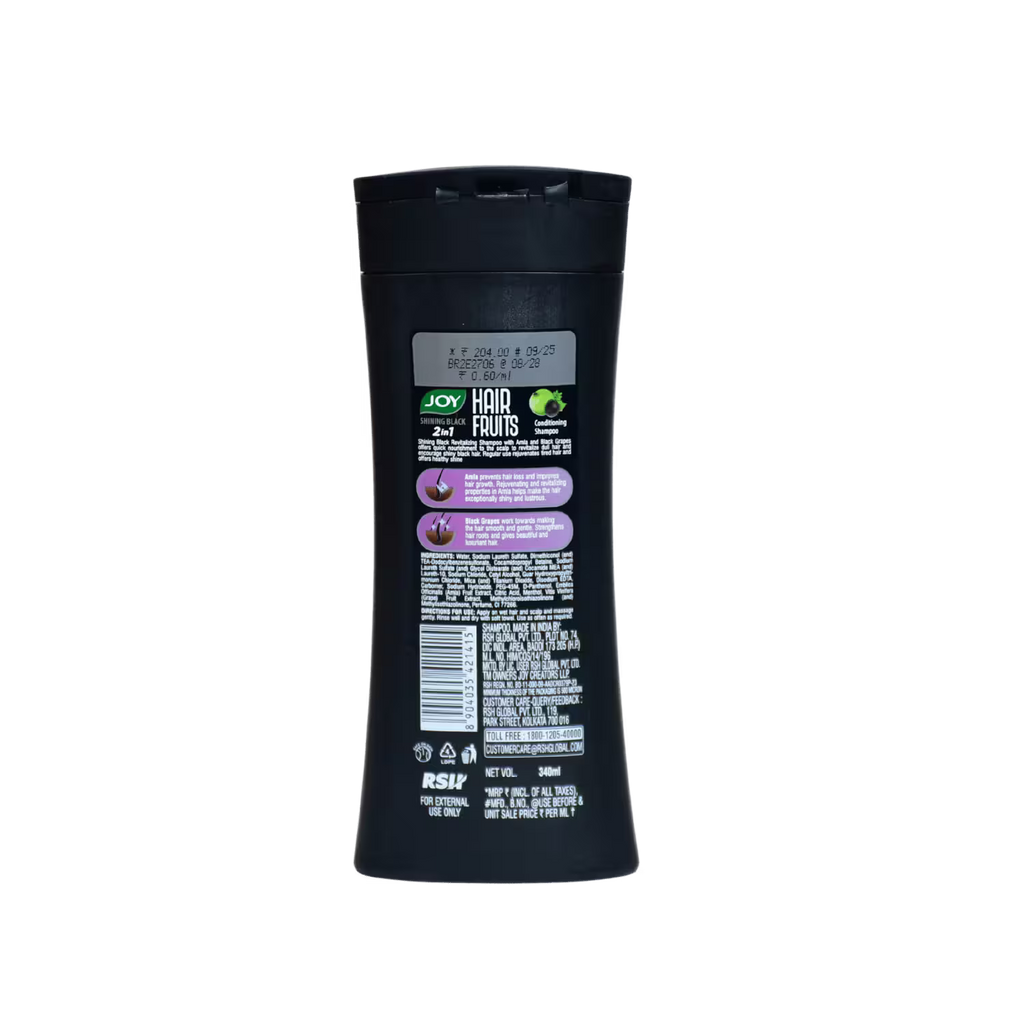 Shampoo Hair Fruits Shining Black Joy