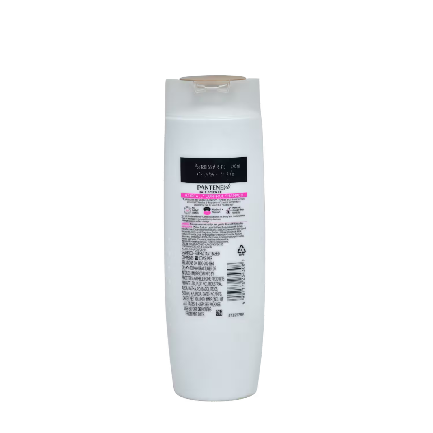 Shampoo Hairfall Control Pantene