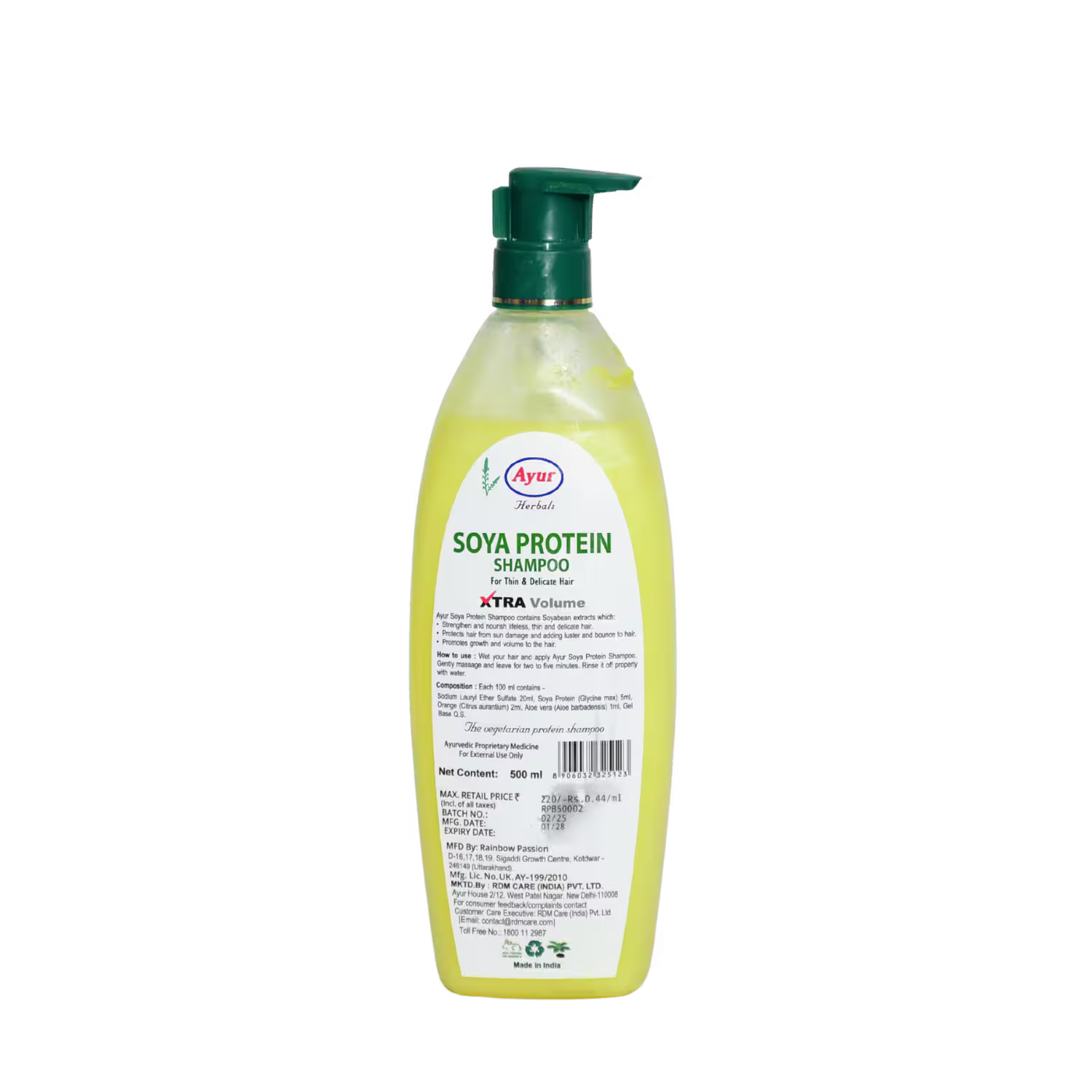 Shampoo Soya Protein Ayur