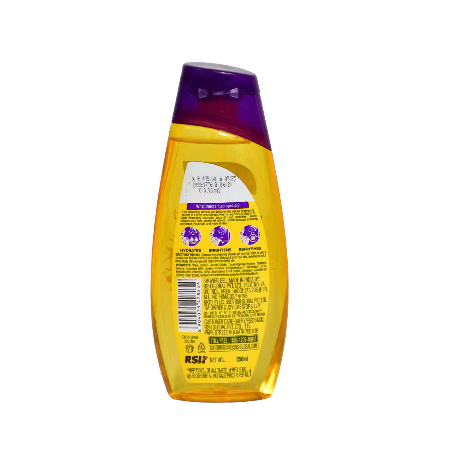 Shower Gel Lemon and Orchids Joy