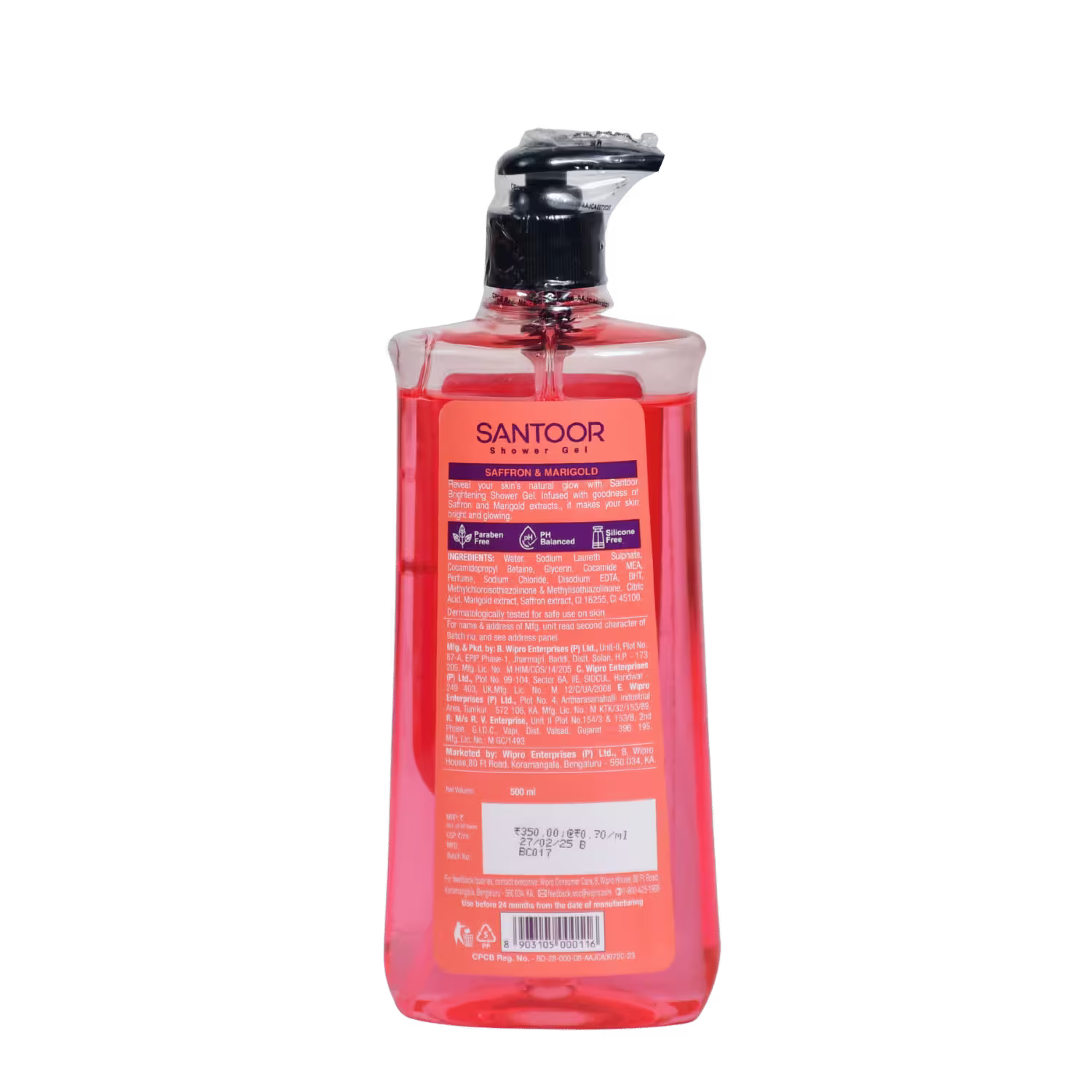 Shower Gel Santoor Saffron and Marigold