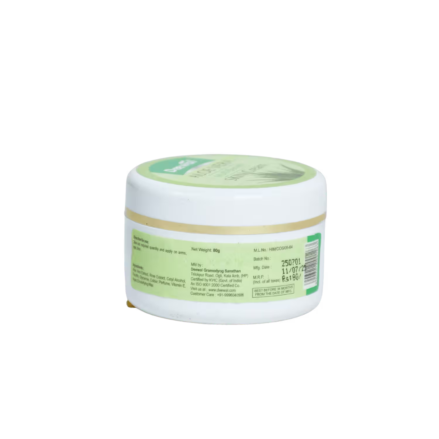 Skin Cream Aloe Vera Deewal
