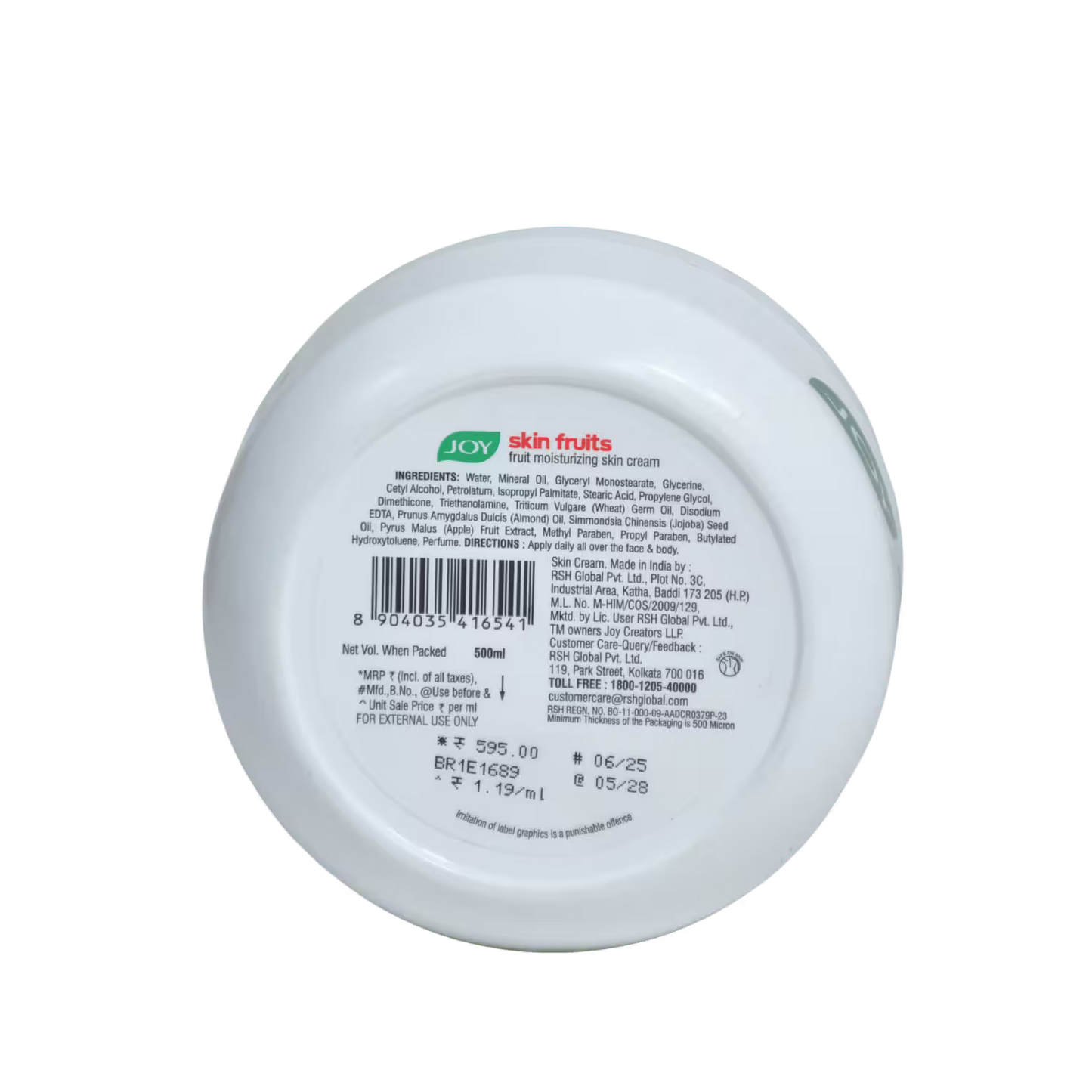 Skin Fruits Joy Moisturizing