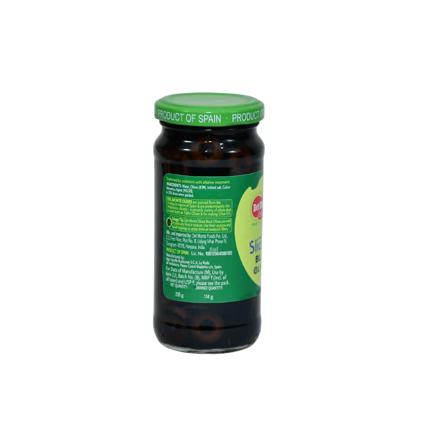 Sliced Black Olives Del Monte