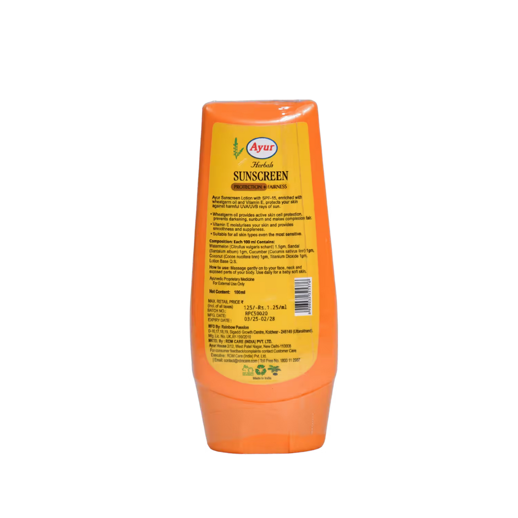 Sunscreen Ayur Herbals SPF 15