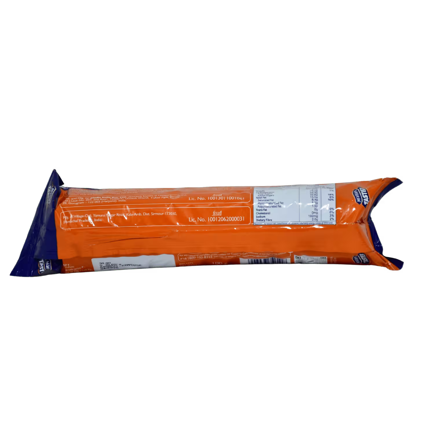 Tasties Orange Cream Sandwich Biscuits Mcvities