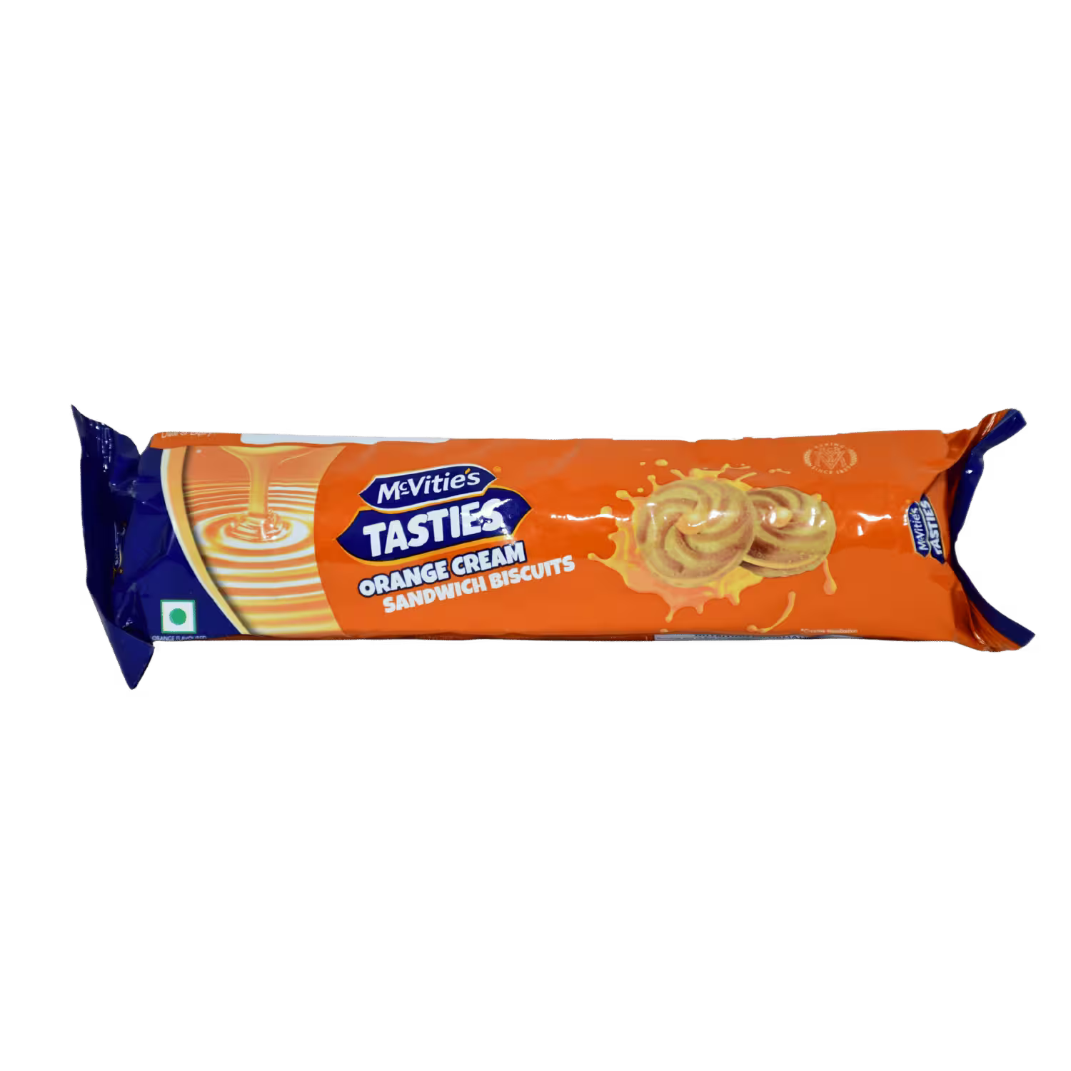 Tasties Orange Cream Sandwich Biscuits Mcvities