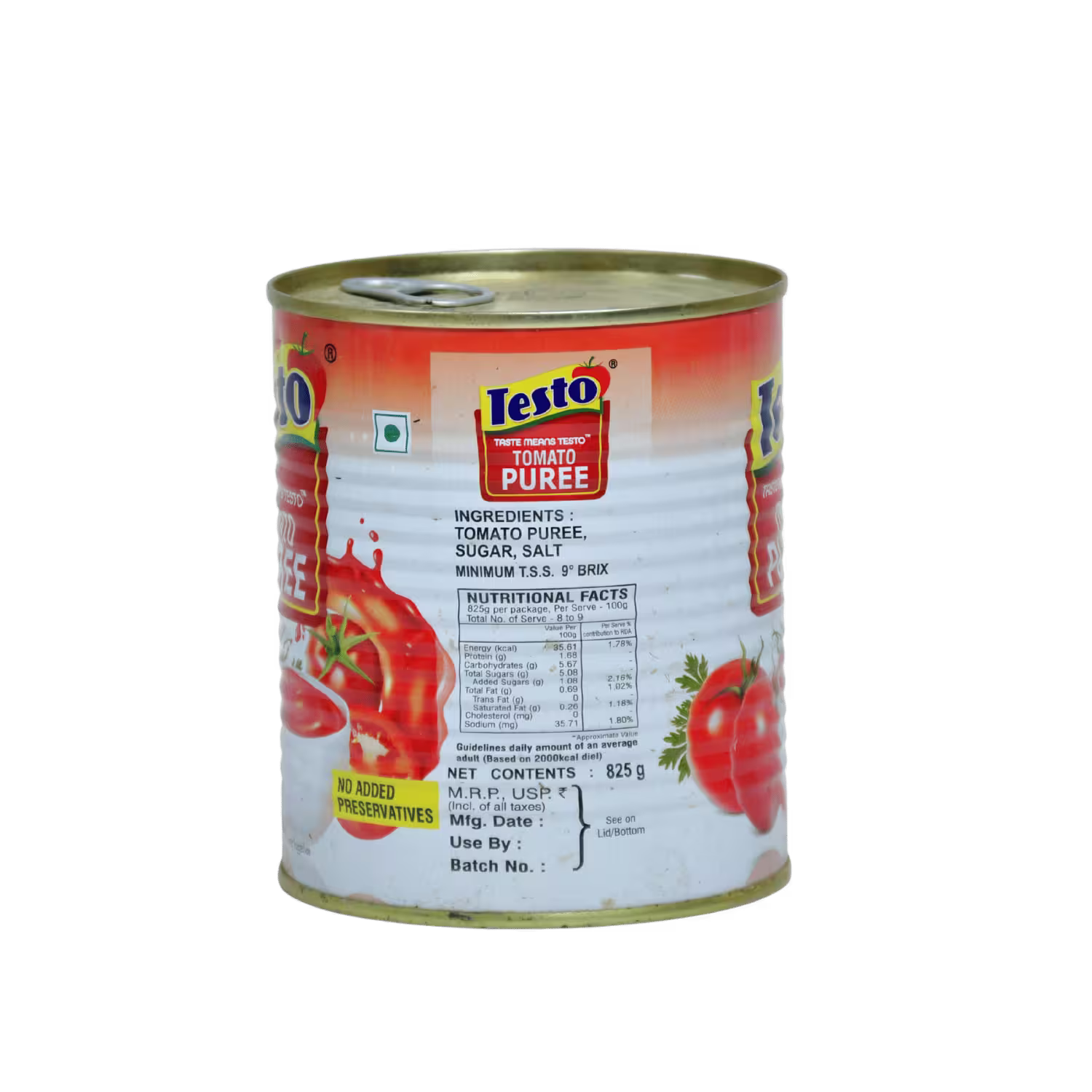 Tomato Puree Testo
