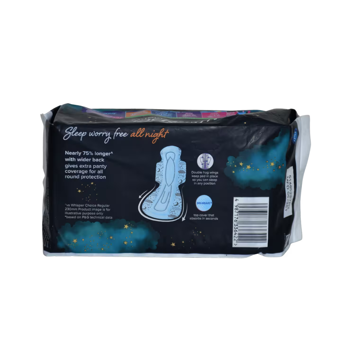 Whisper XXXL 10 Pads